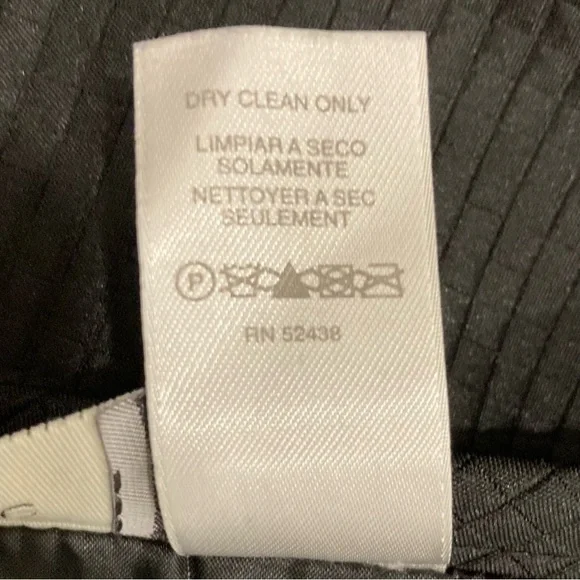 22W Elegant Black Waffle Texture Two-Piece Skirt Set Liz Claiborne Lined Fitted - Picture 14 of 14